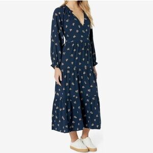 Madewell Wrap Front Midi Dress Size MP Worn Once